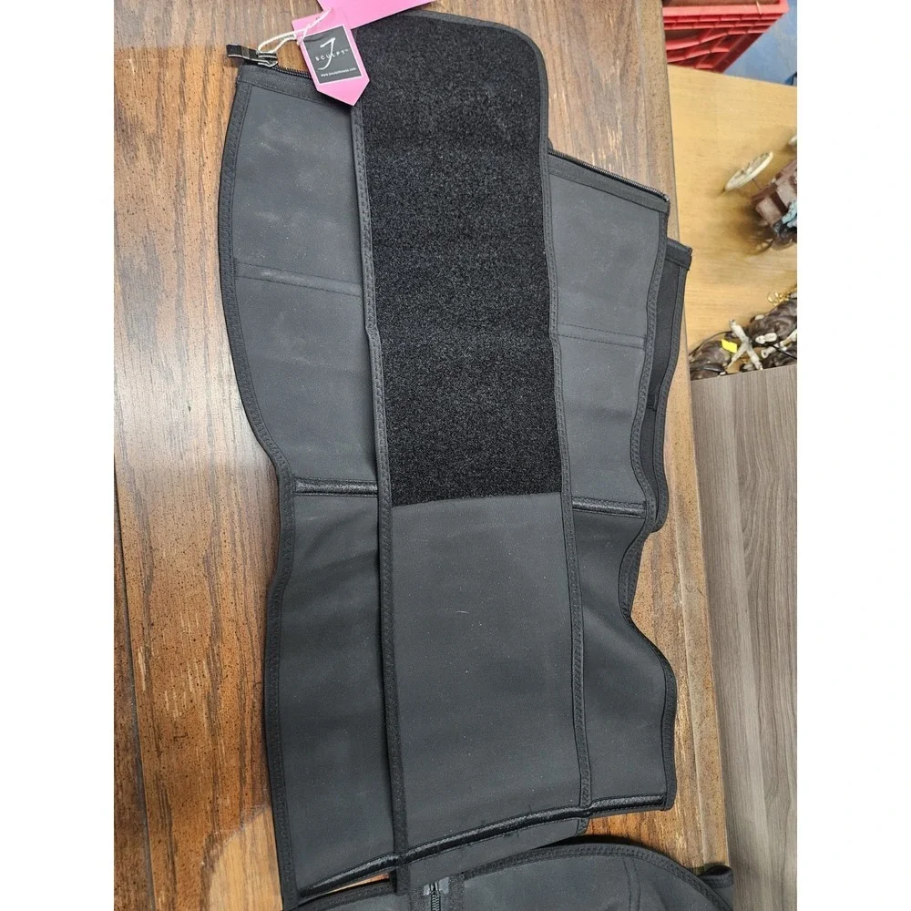 NWT J Sculpt Waist Trainer Shapewear Black 6XL‎ Plus Size Zipper Adjustable Belt